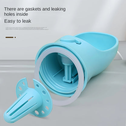 Portable Pet Water Bottle With Storage Food