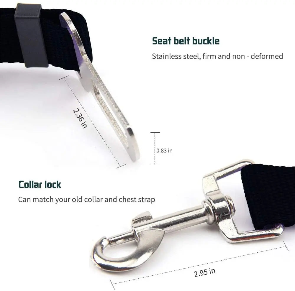 Adjustable Seat Belt for Dogs and Cats